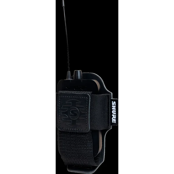 Leather pouch for wireless pocket transmitter