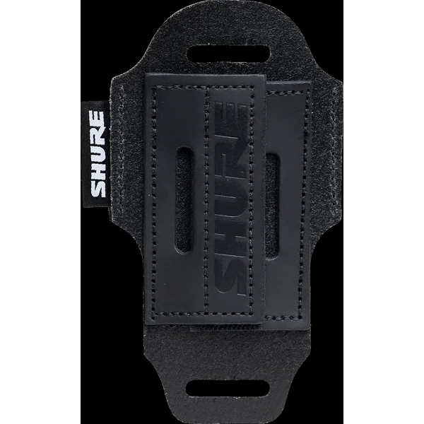 Leather pouch for wireless pocket transmitter