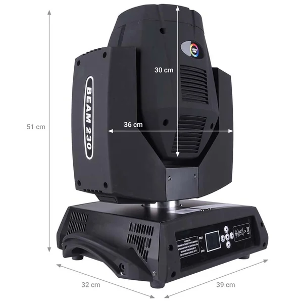 LIGHT4ME 7R BEAM 230W moving head scenebelysningsudladningslampe