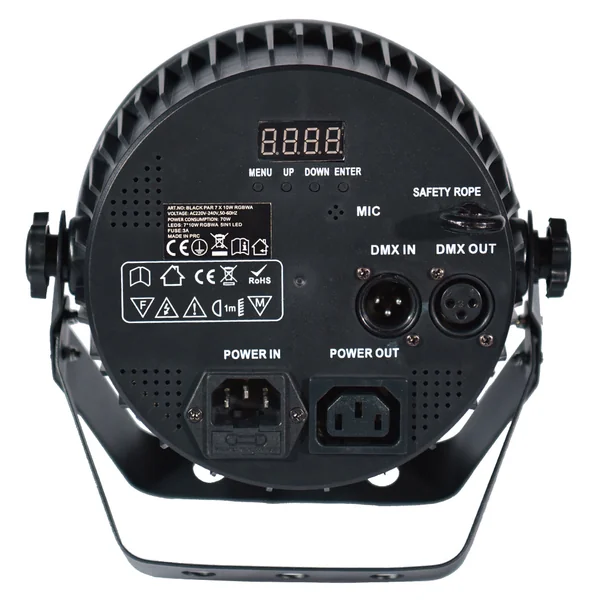 Light4Me Black PAR 7x10W RGBWA