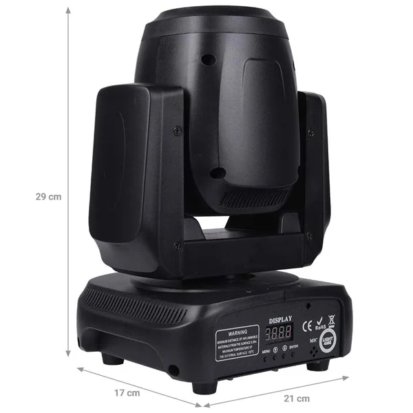 LIGHT4ME FOCUS 100 BEAM LED-bevægeligt hoved