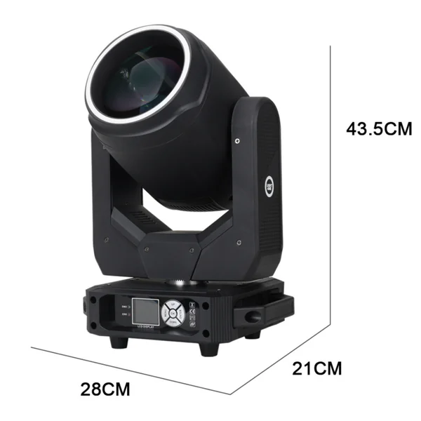 LIGHT4ME FOCUS 200W BEAM RING LED moving head