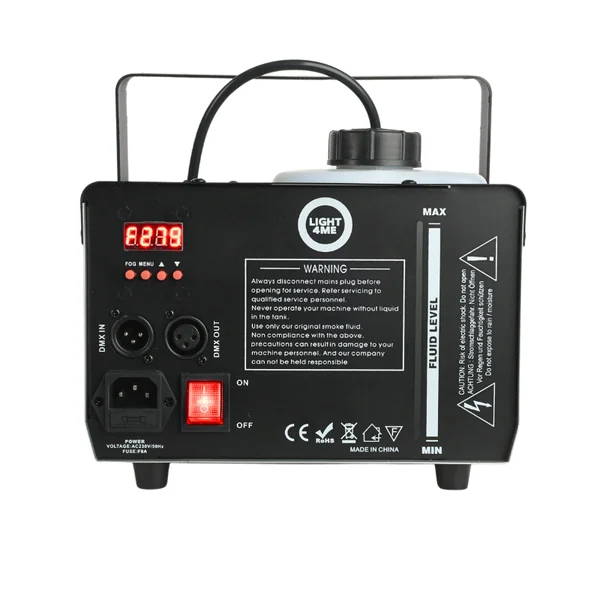 Light4Me FOG 1500 LED Røgmaskine med DMX