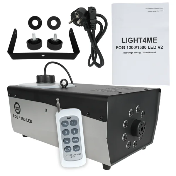Light4Me FOG 1500 LED Røgmaskine med DMX