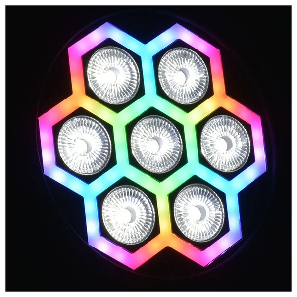 LIGHT4ME FRAME PAR 7x12 LED RGBW spotlight lyseffekt