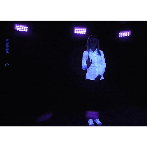 LIGHT4ME LED UV 18x3W spotlight + strobe DMX