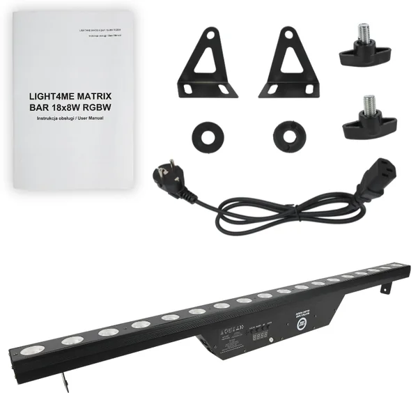 Light4Me Matrix Bar 18x8W RGBW LED Lighting Bar
