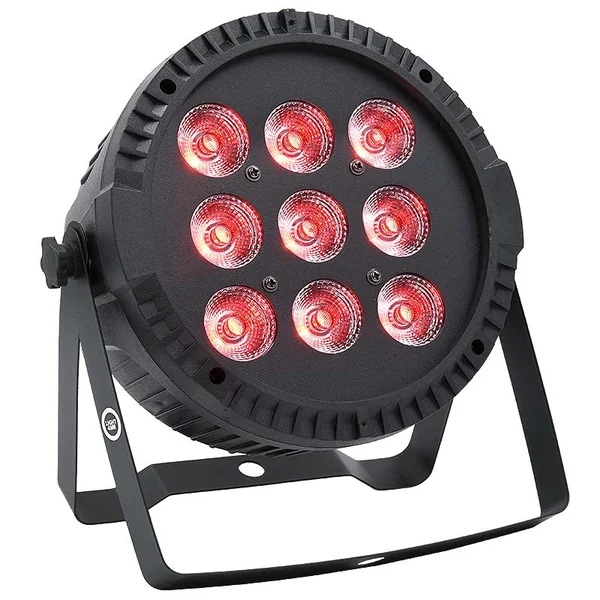 LIGHT4ME PAR RGBW 9x10 scenespotlight LED-lysarmatur