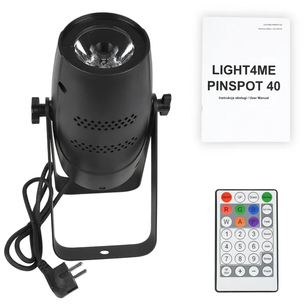 Light4Me Pinspot 40 Watt RGBW