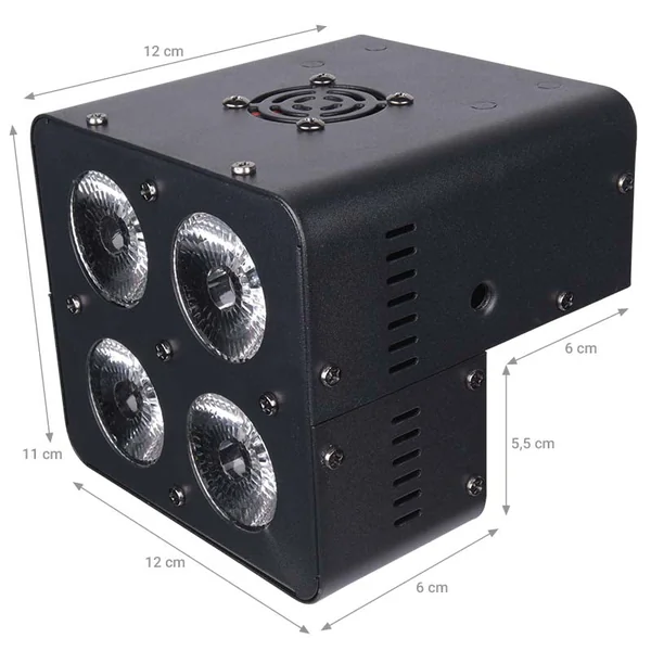 LIGHT4ME QUADRO PAR 4x15W RGBW