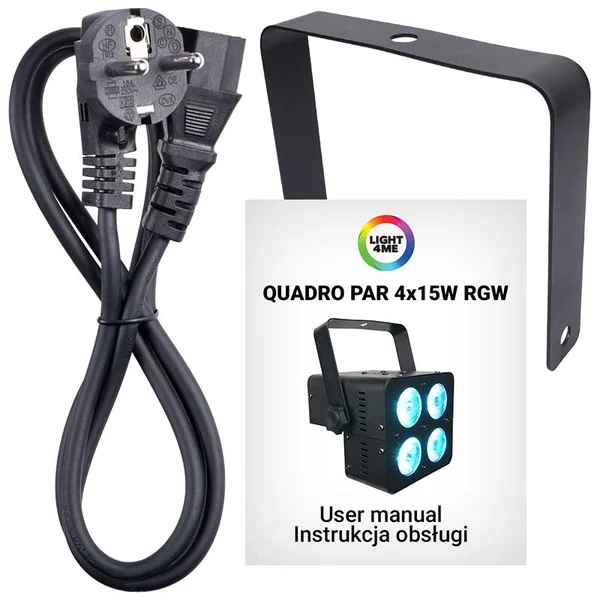 LIGHT4ME QUADRO PAR 4x15W RGBW