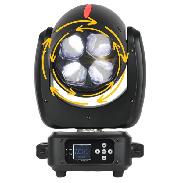 LIGHT4ME RED LINE WASH 4x40W LED movinghead