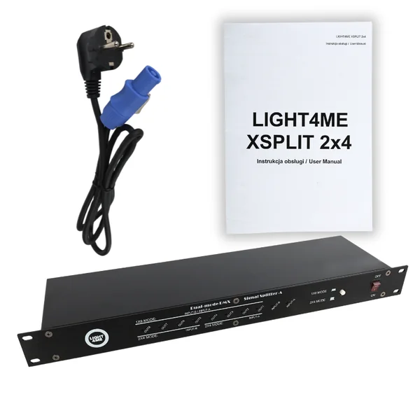 Light4Me XSPLIT 2x4 DMX-splitter