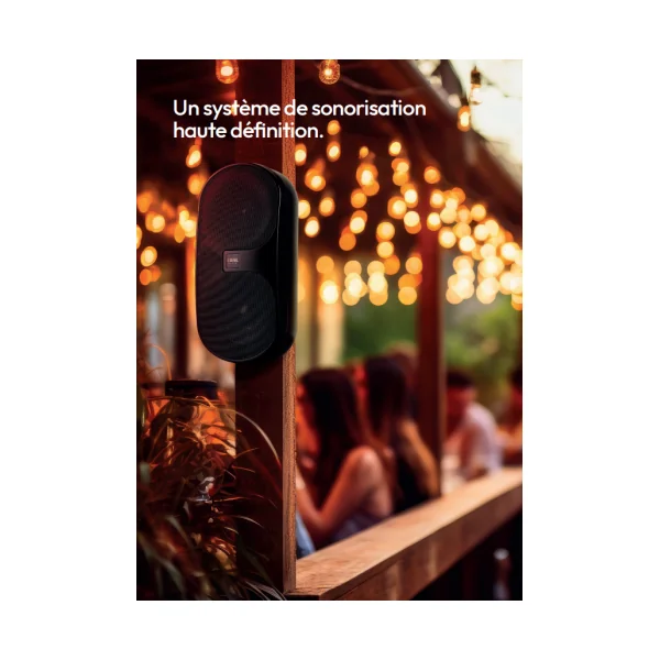 LONE AUDIO LA-WMS5 – Enceintes murales professionnelles 2 voies IP55 (paire)