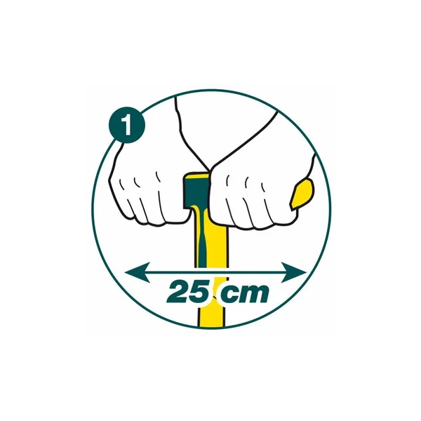 Louchet d’arrachage PRO 90 cm – Manche Novagrip avec béquille – 3,62 kg