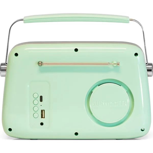 Madison Retro Radio with Bluetooth and FM (Mint)