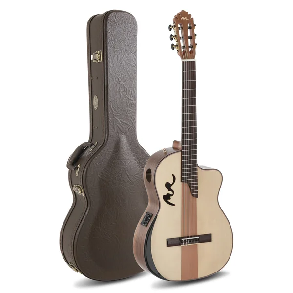 Manuel Rodriguez Electro-acoustic Café Cortado Cutaway - Curly Walnut (satin)