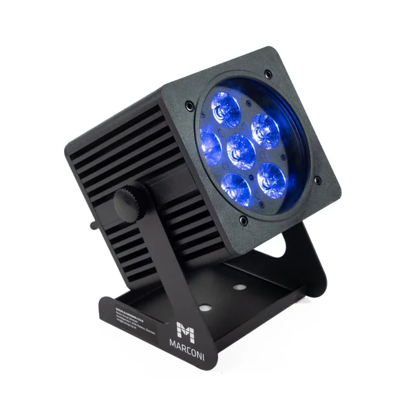 Marconi SIRIUS 6x18W RGBWA+UV IP65 Lampe sur batterie