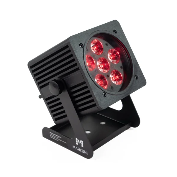 Marconi SIRIUS 6x18W RGBWA+UV IP65 Lampe sur batterie