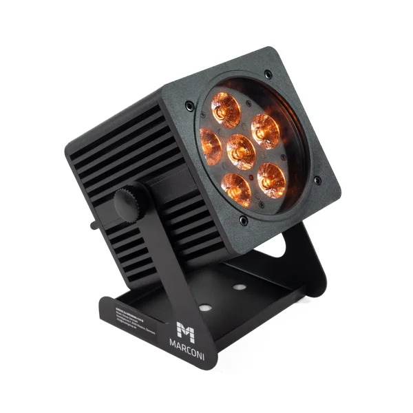 Marconi SIRIUS 6x18W RGBWA+UV IP65 Lampe sur batterie