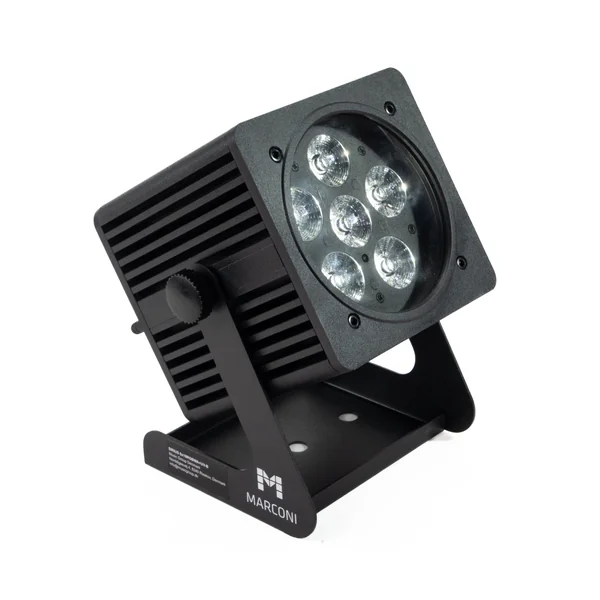 Marconi SIRIUS 6x18W RGBWA+UV IP65 Lampe sur batterie