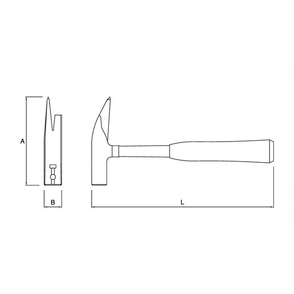 Marteau de charpentier manche tube - MOB