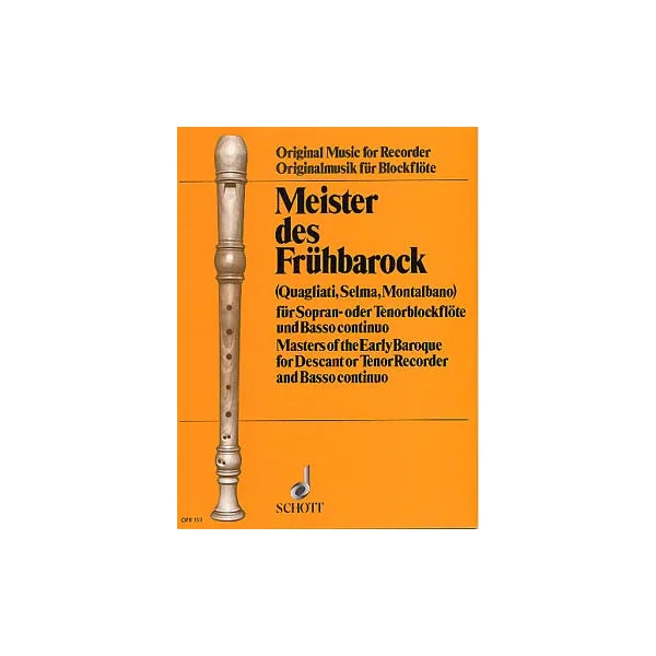 Meister Des Fruhbarock Flute A Bec