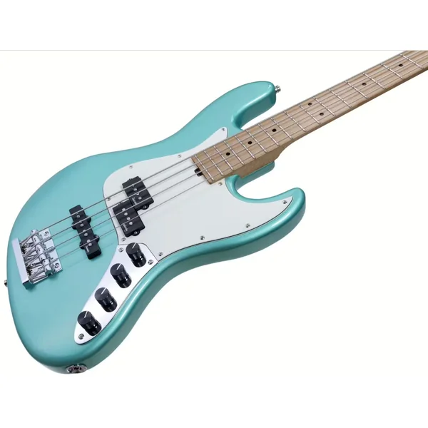 MetroExpress 21-Fret Hybrid P/J Bass V2 4-String (MN) - sage green metallic