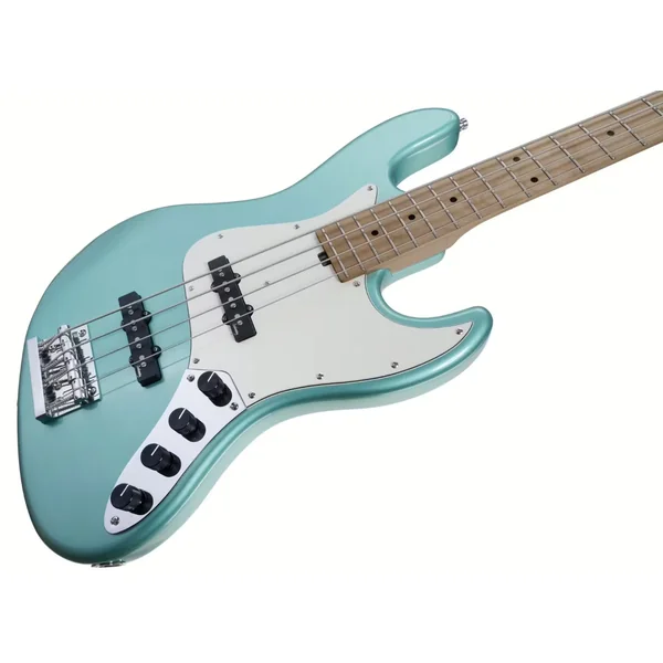 MetroExpress 21-Fret Vintage J/J Bass V2 4-String (MN) - sage green metallic