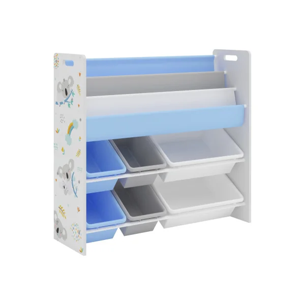 Meuble Rangement Jouets 6 Bacs Thème Koala Meuble Enfant Bibliothèque Enfant