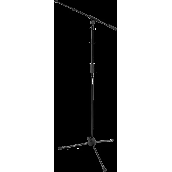 Microphone stand on tripod