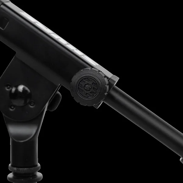 Microphone stand on tripod