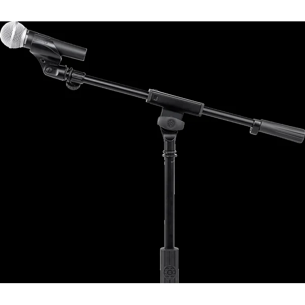 Microphone stand on tripod