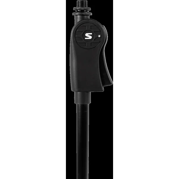 Microphone stand with ergonomic handle