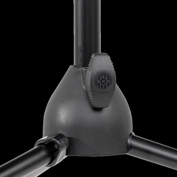 Microphone stand with ergonomic handle