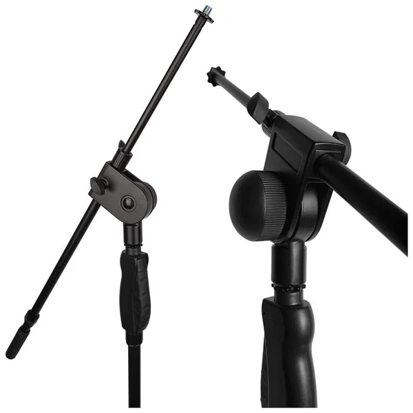 Mikrofonstativ med Boom Arm og Self-Locking