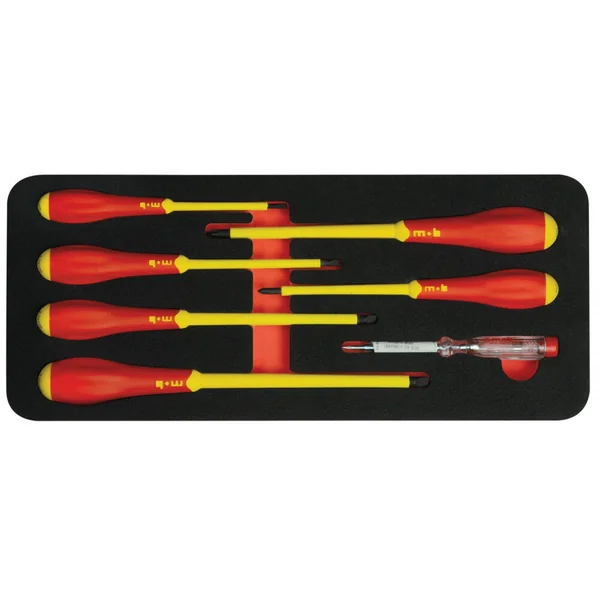 Module 6 tournevis isolés 1000v + testeur - MOB