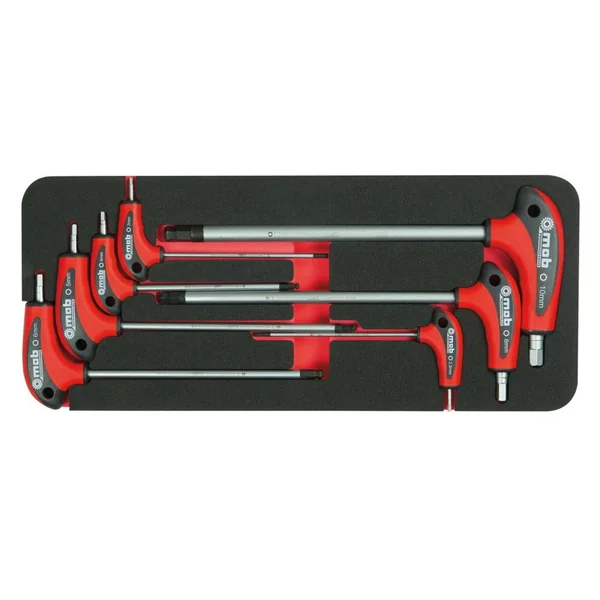 Module mousse 7 clés mâles en T hexagonales - MOB