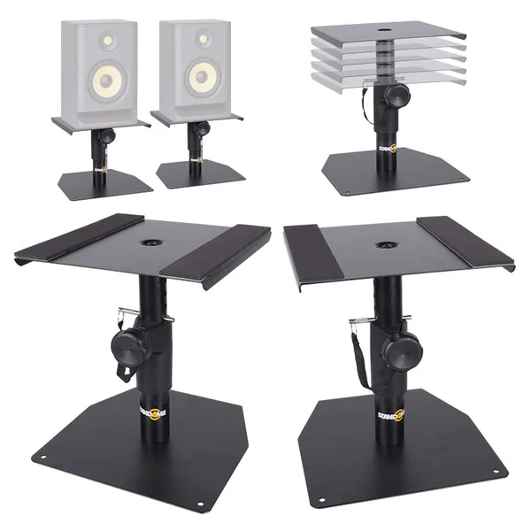 Monitor Stands (2 stk.) Justerbare stativer til studie monitors