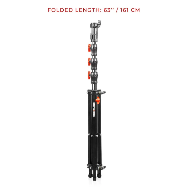 MTL14 - Montreal Combo Triple Riser Stand Black / Chrome 14’8’’