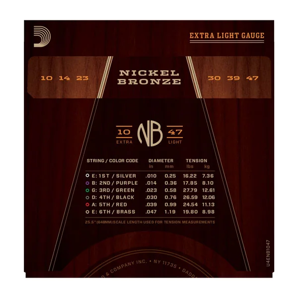 NB1047 Acoustic Nickel Bronze Set 10-47