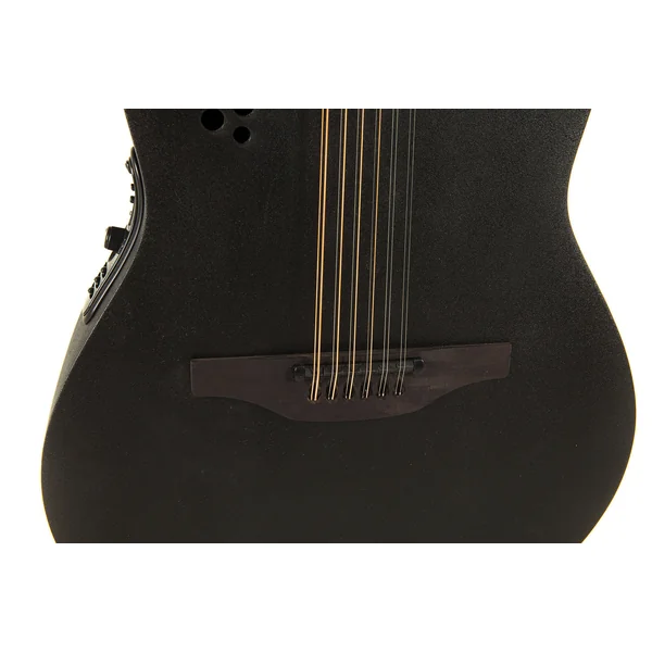 Ovation E-Acoustic Guitar Elite TX Deep Contour Cutaway 12-string - Black Textured (2058TX-5-G)