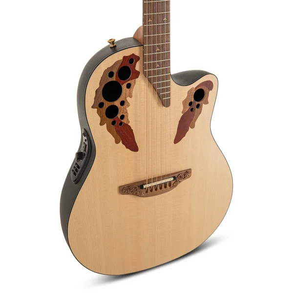 Ovation E-Acoustic Guitar Pro Series Elite USA - Natural Satin (1768-4S-G)