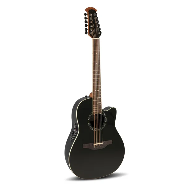 Ovation E-Acoustic Guitar Standard Balladeer Deep Contour Cutaway 12-string - Black (2751AX-5-G)