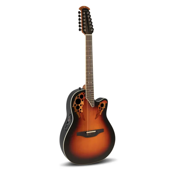 Ovation E-Acoustic Guitar Standard Elite Deep Contour Cutaway 12-string - New England Burst (2758AX-NEB-G)