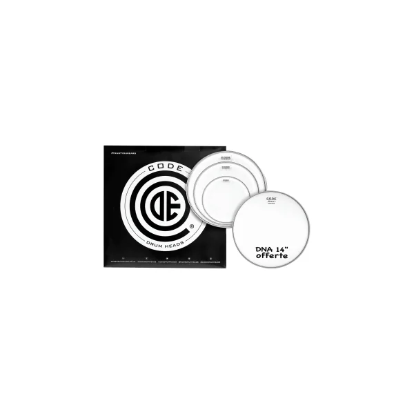 Pack CODE Generator 10"/12"/16" Clear + Dna 14" Coated
