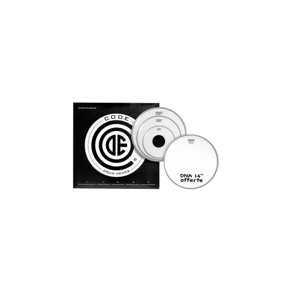 Pack CODE Law 12"/13"/16" Clear + Dna 14" Coated