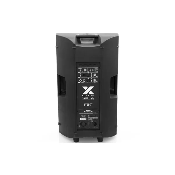 Pack enceintes actives 15” 1500W Bluetooth – FBT X-LITE 115A (la paire) avec pieds et housses