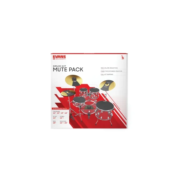 Pack Sourdines Evans Soundoff Complet Standard