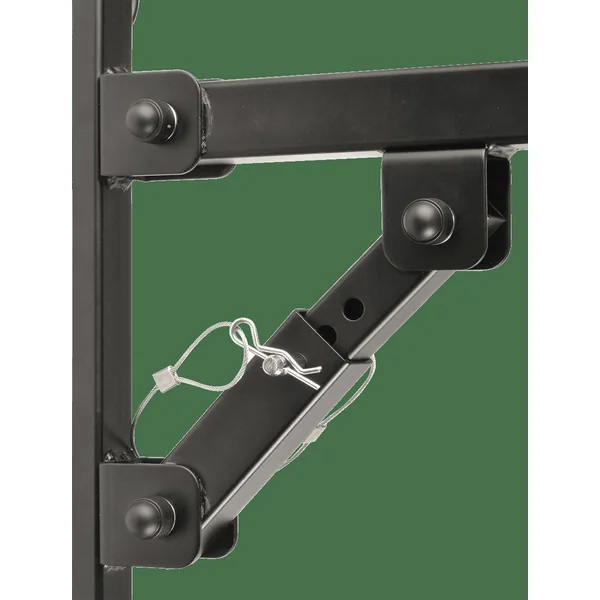 Pair of speaker wall brackets, adjustable